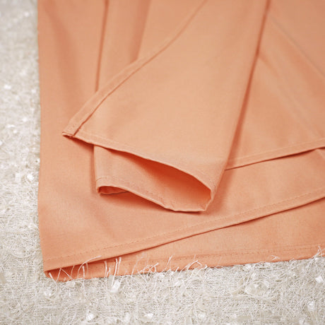 Square Polyester Table Overlay Topper 72x72 Apricot/Peach
