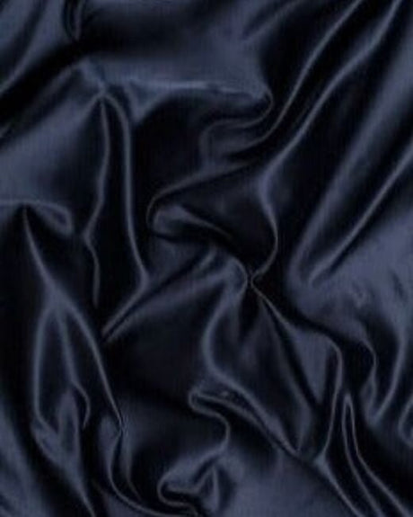 Navy Duchesse Satin