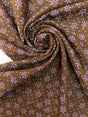 Wool Floral Printed Fabric