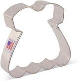 Ann Clark Baby Dress Cookie Cutter, 3.75"