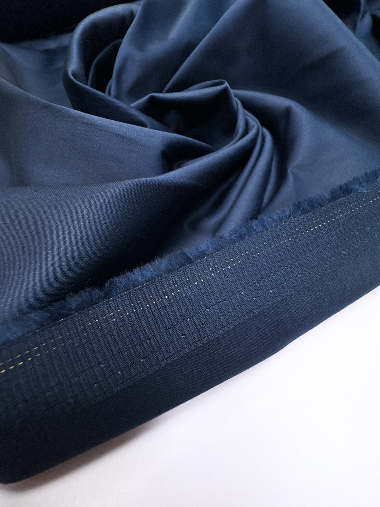 Cotton Viscose Elastane Woven Blue
