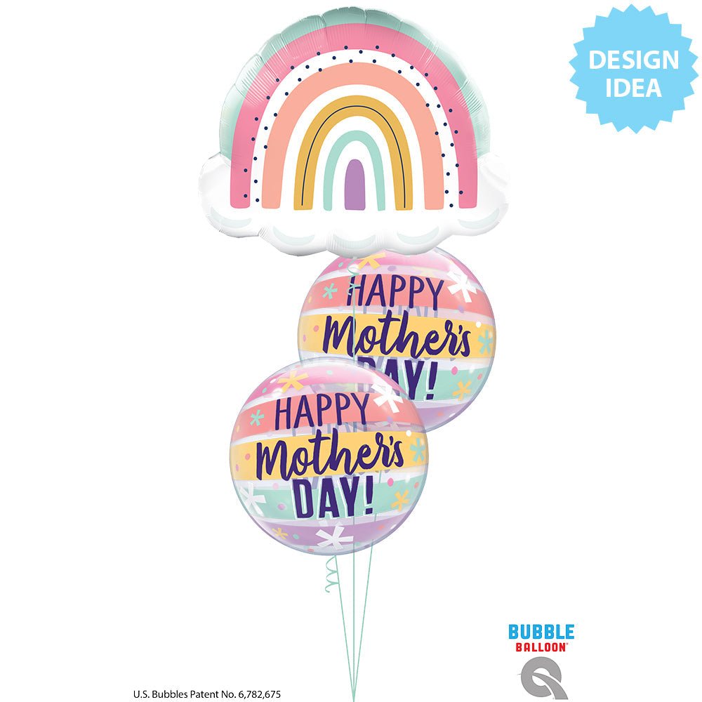 Foil Balloon Kids Boho Colorful Rainbow 32 Inch