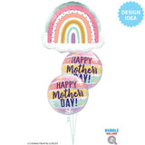Foil Balloon Kids Boho Colorful Rainbow 32 Inch