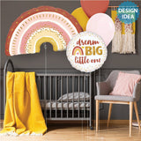 Foil Balloon Boho Rainbow 32 Inch