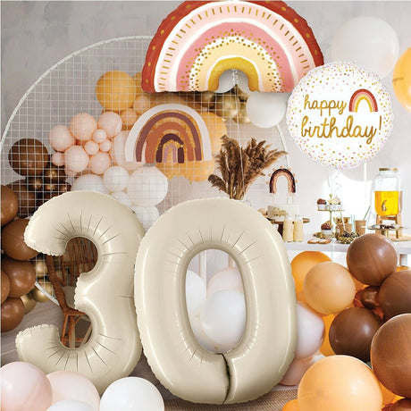 Foil Balloon Boho Rainbow 32 Inch