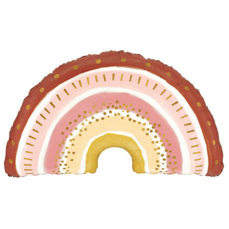 Foil Balloon Boho Rainbow 32 Inch