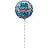 Birthday Foil Balloon 32 Inch Celebration Streamers
