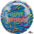 Birthday Foil Balloon 32 Inch Celebration Streamers