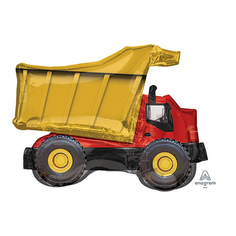 Dump Truck Foil Balloon 32 Inch