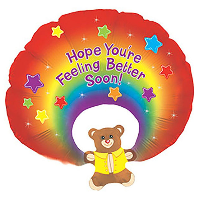 Foil Balloon Feeling Better Bear