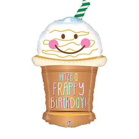 Birthday Foil Balloon 32 Inch Frappy Birthday