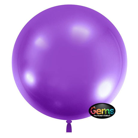 GEMS Balloon Grape Purple 32 Inch 2 Pack