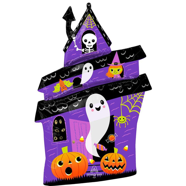 Halloween Haunted House Foil Balloon