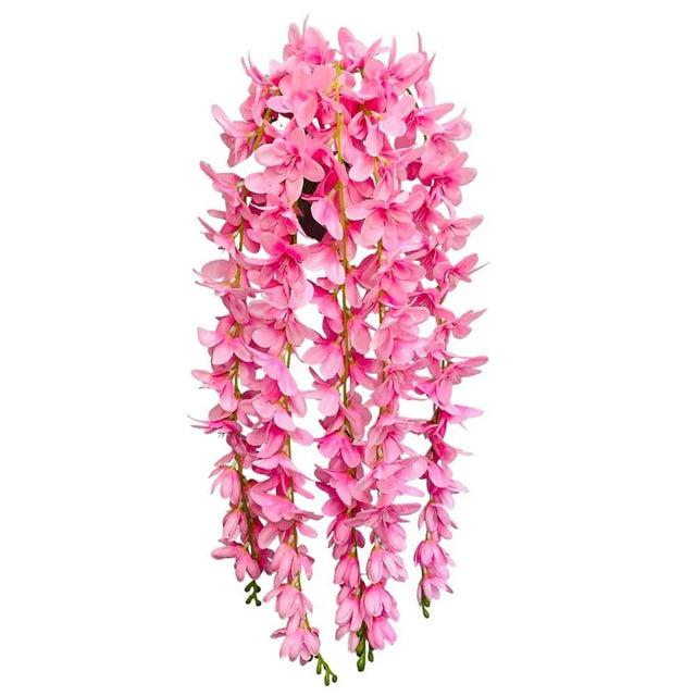 Artificial Orchid Bush Pink 32 Inch