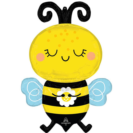 Happy Bee Foil Balloon