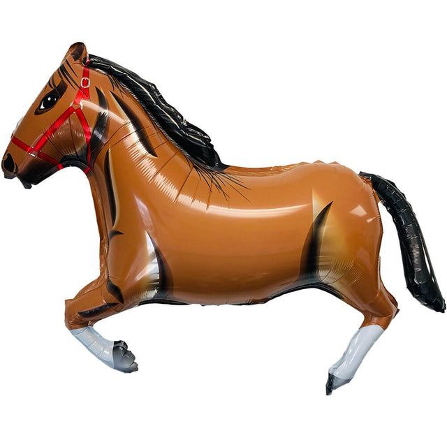 Horse Brown Foil Balloon