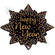 New Year Confetti Burst Foil Balloon