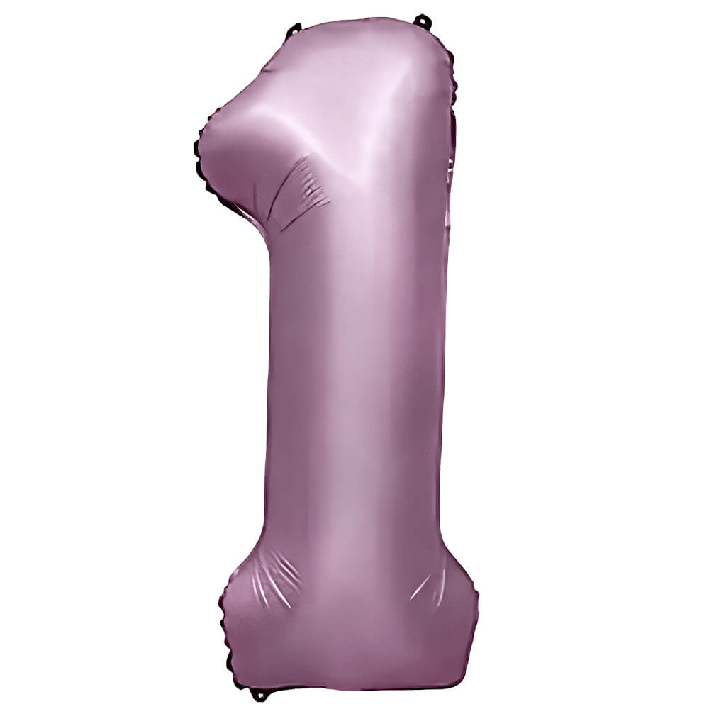 Foil Balloon Number 1 Purple Lilac