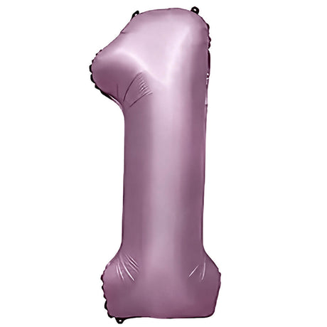Foil Balloon Number 1 Purple Lilac