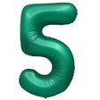 Foil Balloon Number 5 Green 32 Inch