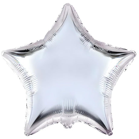 Star Silver Foil Balloon 32 Inch