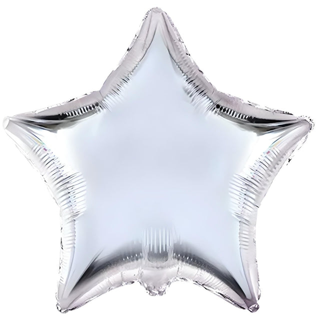 Star Silver Foil Balloon 32 Inch