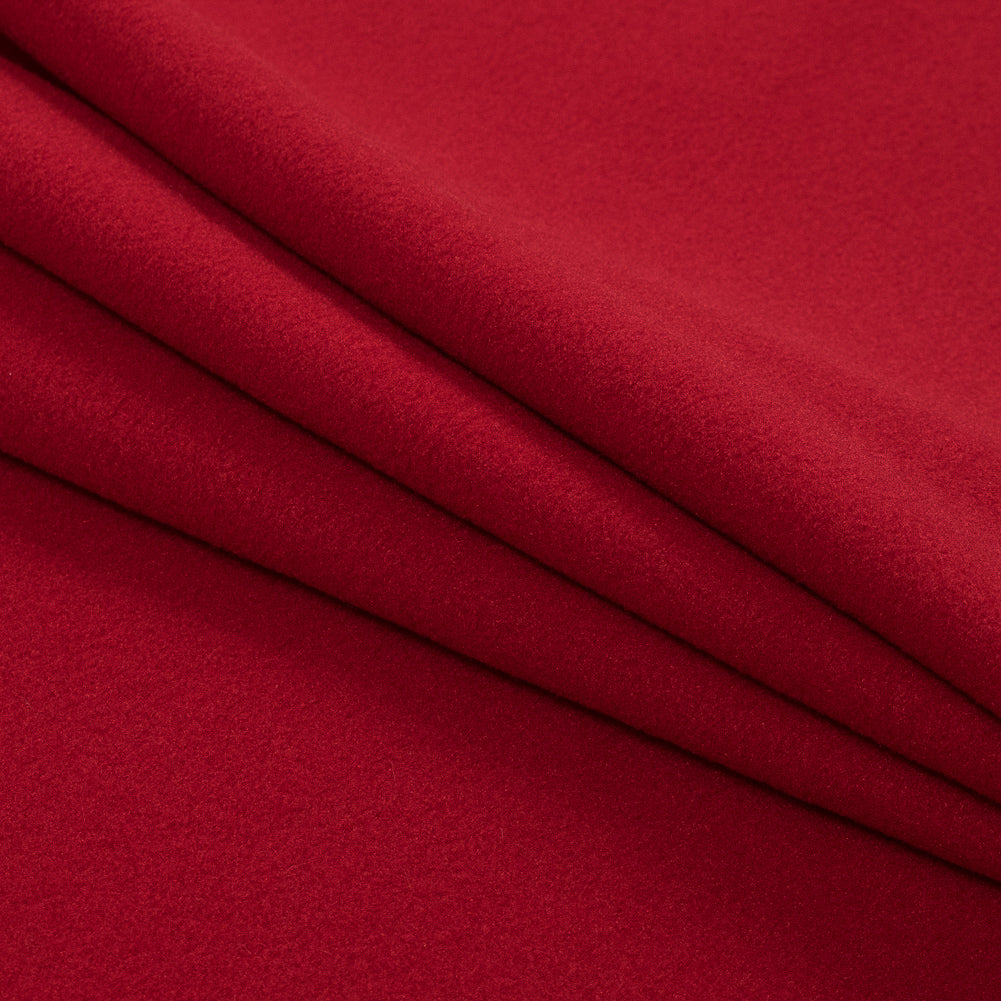 Red Double-Sided Polyester Fleece