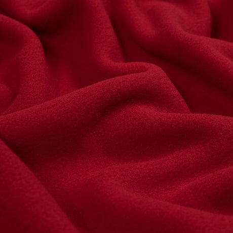 Red Double-Sided Polyester Fleece