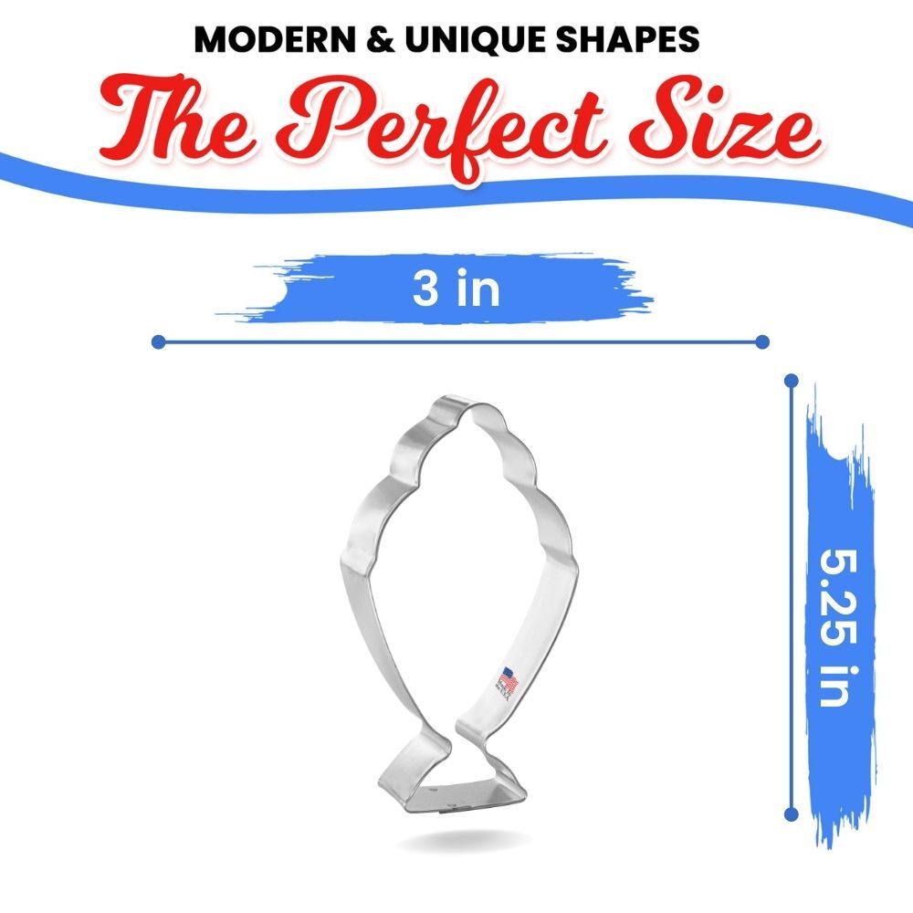 Ice Cream Sundae Cookie Cutter 5 in B1610