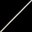 Metallic Gold and White Cord with White Lip - 0.5"