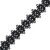 Black Loose Braided Cord - 1"