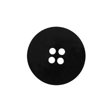 Black Plastic 4-Hole Button - 36L/23mm