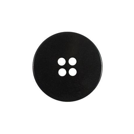 Black Plastic 4-Hole Button - 36L/23mm