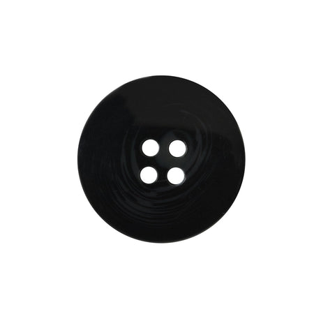Black and Gray Swirled Plastic Button - 36L/23mm
