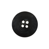 Black and Gray Swirled Plastic Button - 36L/23mm