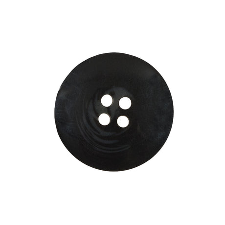 Black and Gray Swirled Plastic Button - 36L/23mm