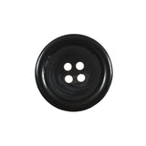 Black and Gray Swirled Plastic Button - 36L/23mm