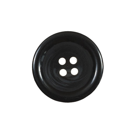 Black and Gray Swirled Plastic Button - 36L/23mm