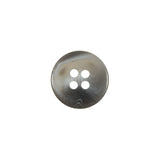 Light Gray Swirl 4-Hole Plastic Button - 24L/15mm