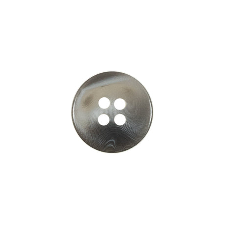 Light Gray Swirl 4-Hole Plastic Button - 24L/15mm