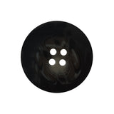 Black Plastic 4-Hole Button - 40L/25.5mm
