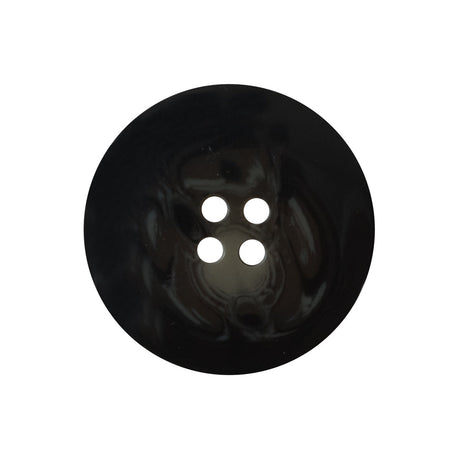 Black Plastic 4-Hole Button - 40L/25.5mm
