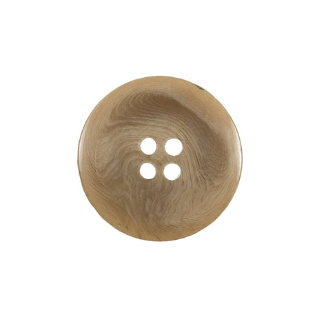 Beige Swirled Plastic Button - 36L/23mm