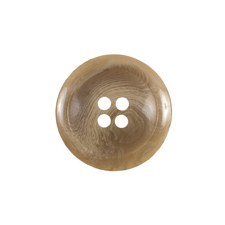 Beige Swirled Plastic Button - 36L/23mm