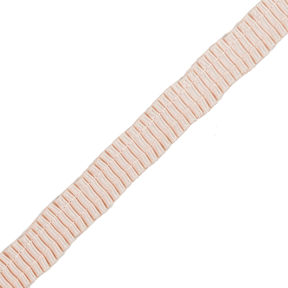 Italian Blush Plisse Trim - 0.625"
