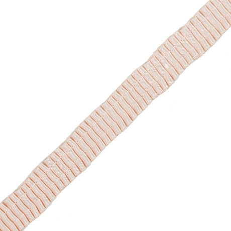 Italian Blush Plisse Trim - 0.625"