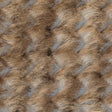 Beige and White Chevron Fringe Fabric