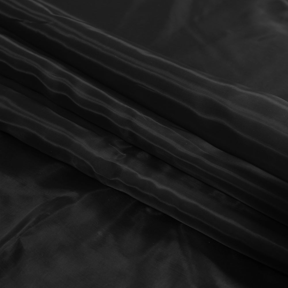 Smooth Organza - Black - Portia Collection