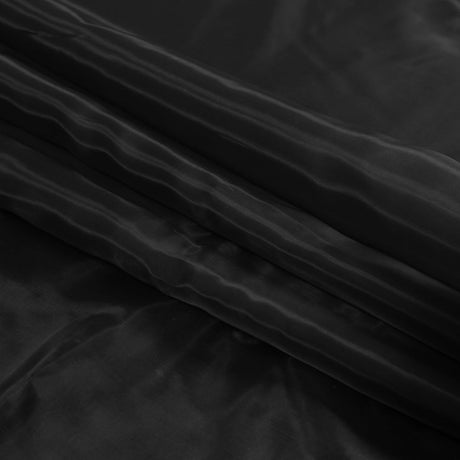 Smooth Organza - Black - Portia Collection