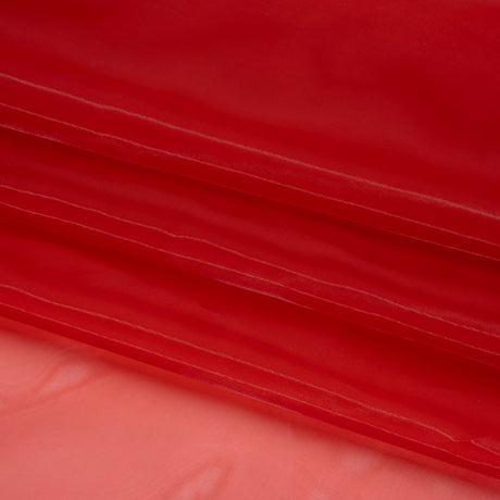 Smooth Organza - Red - Portia Collection